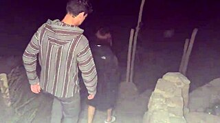 left party with two guys, became their outdoor slut cumshot