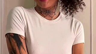 Flexible latina teen rough casting deepthroat ass cum