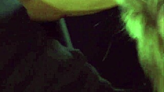 small titted girl with nice tits gives blowjobs in casting.