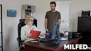 step mom groped secretly while chatting with step dad
