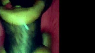 Big Black Cock Pounds Ebony Wife's Pussy in Homemade Creampie!