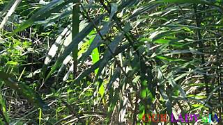 Lucky Hunter Fucks Horny Bush Girl Deep in African Wild