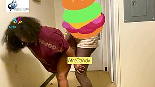 Ebony big ass tits knacked at door