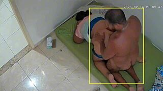 hidden cam catches busty wife cheating with neighbor cumshots