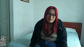 Hey Chubby Redhead Babysitter, Your Natural Tits Make Me Want First-Time Homemade Fun!