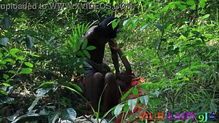 Lucky Hunter Fucks Horny Bush Girl Deep in African Wild