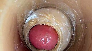 ASMR Super Cum Fills Tight Wet Vagina with Juicy Internal Close-Up 4K View!
