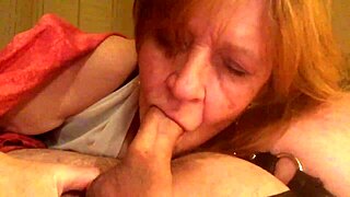 Cocksucking granny carmen moans with blue eyes locked 😍💦