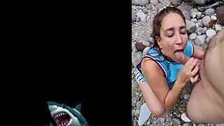 Venezuelan Woman Enjoys Raw Outdoor Sex by the River with Big Natural Tits