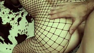 Skinny latina milf wife in lingerie gets horny for homemade amateur sex fun