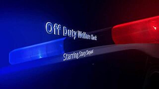 stacy shepard bends over for off duty pounding backstage