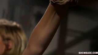 blonde bimbo like me gets totally dominated and bound hard