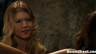 Mistress whips feisty sub hard in garage punishment session