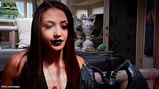 Can Goth 18+ Handle BDSM Whipping Deepthroat and Anal Domination?