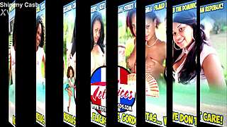 Short Puerto Rican midget Latina stripper endures BIG BLACK COCK workout ripped clothes in Florida