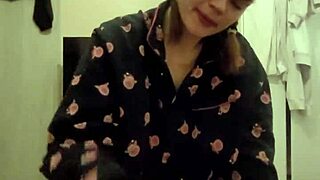 redhead roommate deepthroats cum in mouth spits on dick shaking ass