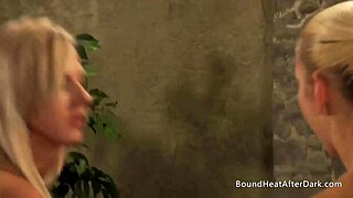 leather mistress whips czech lesbian slave in lace panties bdsm 😈🔗