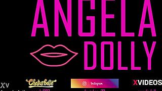 horny spanish stewardess dildo fucks pre-flight