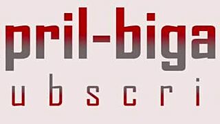 cuckold watches bull anal fuck and massive facial cum mask