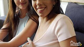 KATRINA MORENO BIG TITS massage orgasm for KATY ROSE