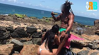 i'm pounding his beach wife while cuckold watches call