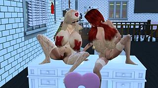 sims 4 horny nurse bella fucks patient mila in hospital