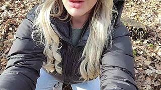Met stranger in woods blew him then fucked outdoors first date