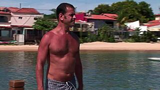 Latina anal whore takes mmf threesome double penetration outdoors