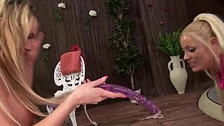 cindy behr and paige ashley rip clothes for wet lesbian toy play