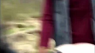 masked emo goth bent over for public interracial creampie doggystyle