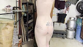 Nude Wife Chats Up Builder While Cuck Hubby Heads to Work