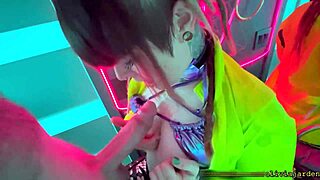 wanna see this sloppy rave bathroom deepthroat gagfest