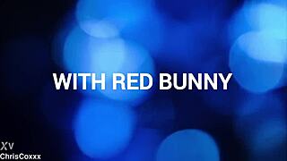 red bunny pervcam massage fingering tight wet pussy moaning