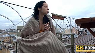 guy fantasizes banging shaved russian pussy doggystyle reality