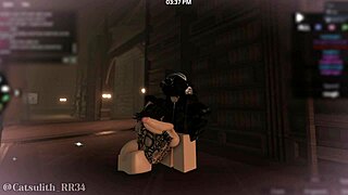 i ride cowgirl on this slut's deepthroat game in the library, creampie finish