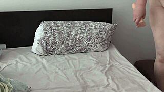 mature housewife chats dirty masturbates hairy pussy with dildo shows big tits fat belly