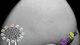 Asian Clown Roleplay Strips Panties Ripping Clothes for Shaved Pussy Tease