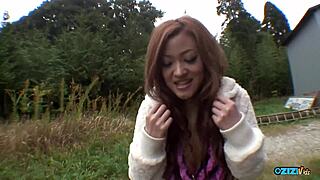 Why Finger Cute Asian Pussy Outside Before Dick Sucking Creampie?