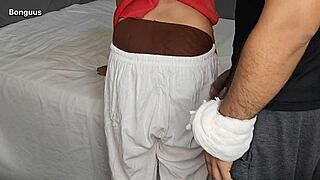 계동생 섹시 친구 방문해서 하드하게 박아버림