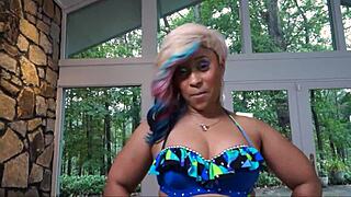 oiled big ass milf bent over deep anal pounding