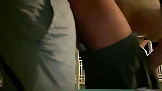 wife sucks and fucks my cock on hotel balcony pov