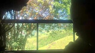 guy fucks girlfriend and cousin huge tits kissing threesome