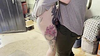 Nude Wife Chats Up Builder While Cuck Hubby Heads to Work