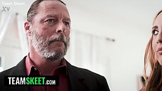 Two Stepmoms Seduce Stepsons in Steamy Private Orgy Show