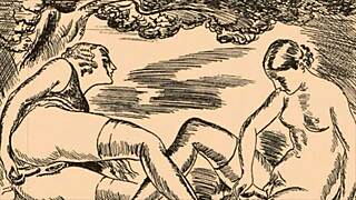 i cherish this steamy vintage erotic drawing forever