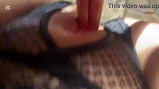 Sunny day ignites solo fingering to explosive orgasm