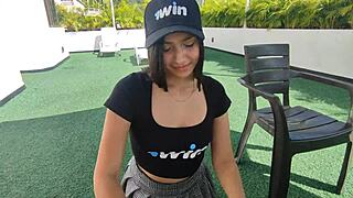 hot afternoon hotel fuck with cute petite girlfriend missionary style 😈🔥