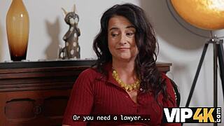 vip4k. mature czech cougar fills pussy with hot squid creampie