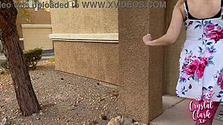 Hey neighbor milf with big fake tits craves my cock across street