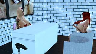 sims 4 horny nurse bella fucks patient mila in hospital